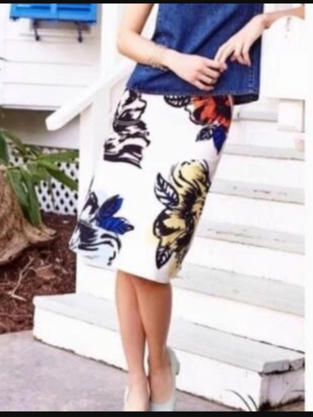 Like New! Rare Anthropologie Maeve Tulip Flower Skirt, Size 10
